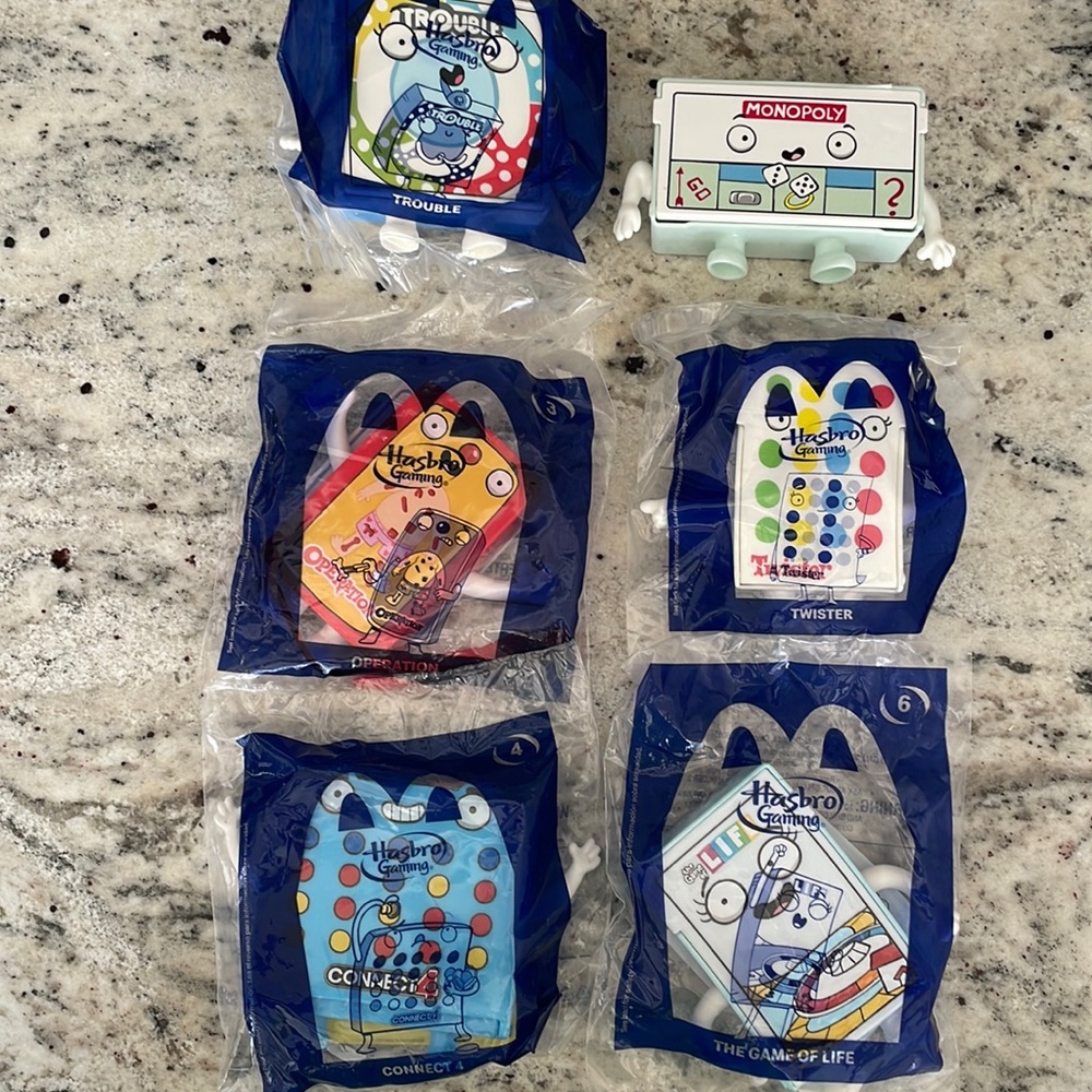 Mcdonald’s Hasbro Mini Games Lot